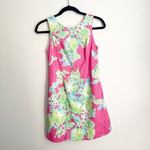 Lilly Pulitzer Delia Shift Dress in Pink Lemonade, Size 00